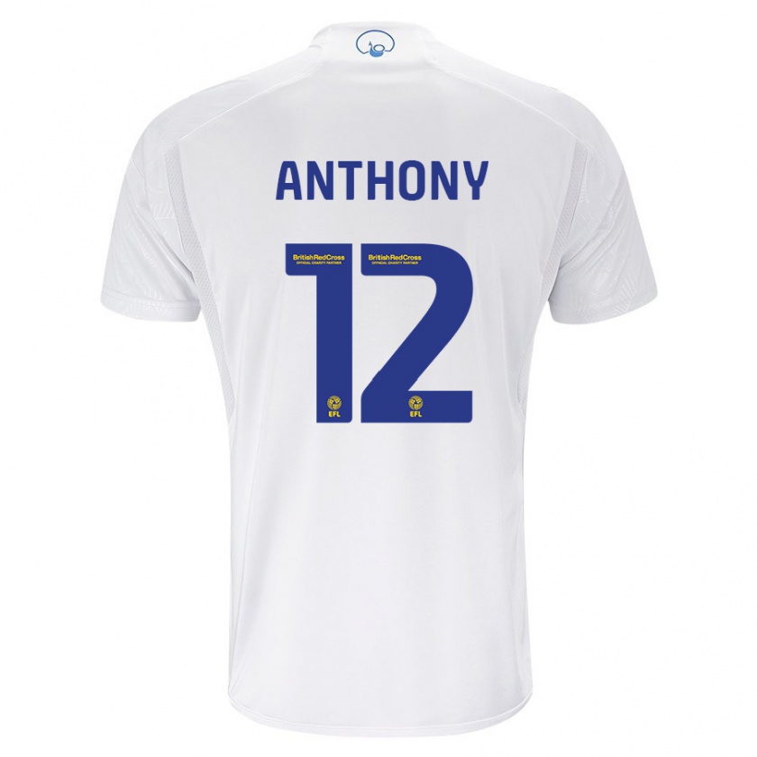 Kandiny Bambino Maglia Jaidon Anthony #12 Bianco Kit Gara Home 2023/24 Maglietta