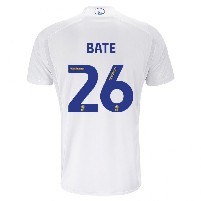 Kandiny Bambino Maglia Lewis Bate #26 Bianco Kit Gara Home 2023/24 Maglietta