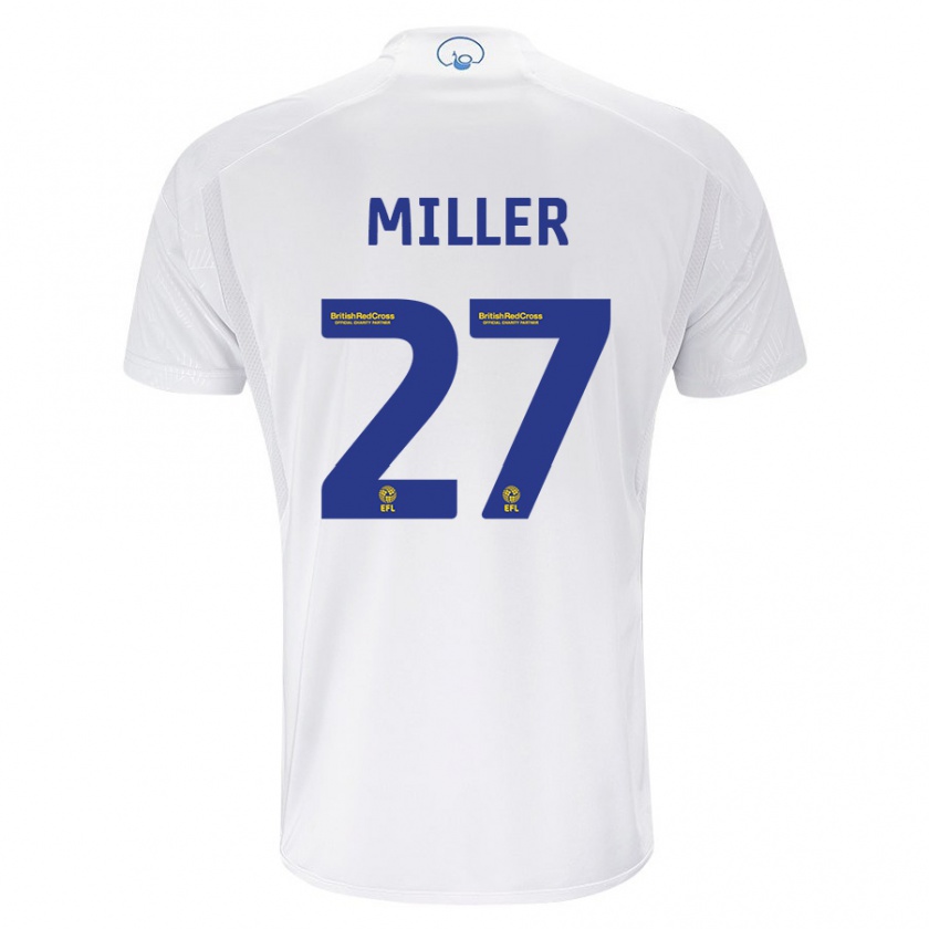 Kandiny Kinderen Amari Miller #27 Wit Thuisshirt Thuistenue 2023/24 T-Shirt België