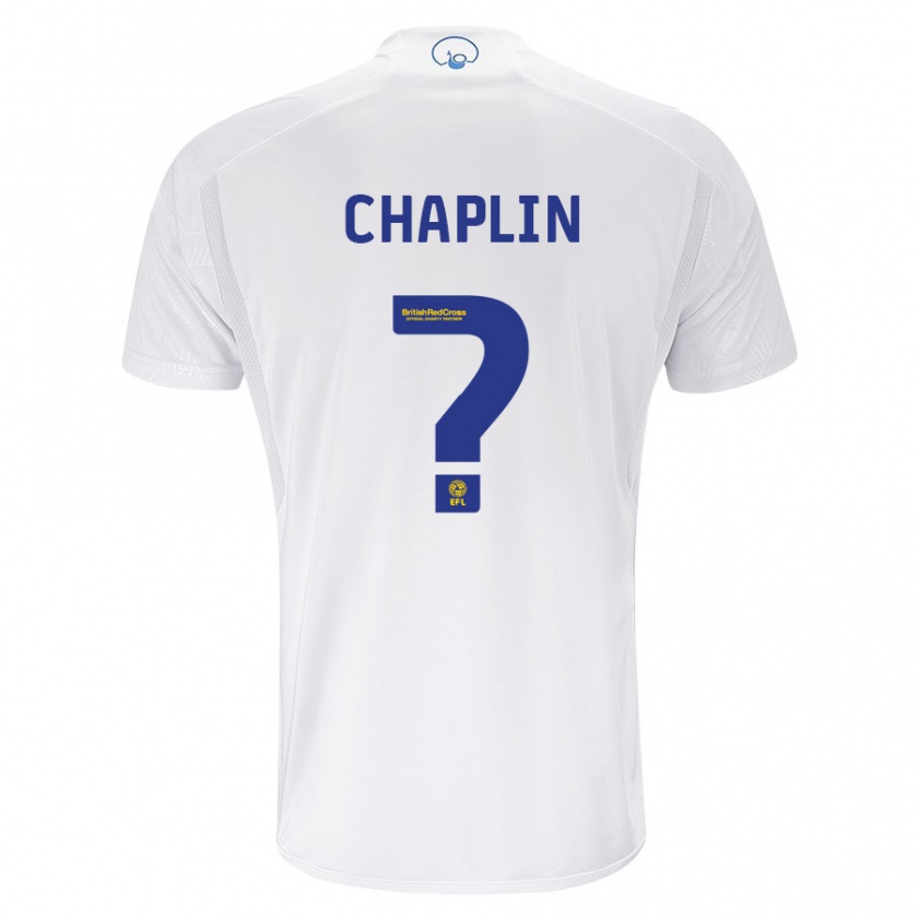 Kandiny Kinderen Rhys Chadwick-Chaplin #0 Wit Thuisshirt Thuistenue 2023/24 T-Shirt België