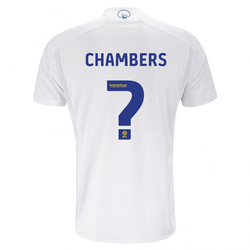 Kandiny Bambino Maglia Sam Chambers #0 Bianco Kit Gara Home 2023/24 Maglietta