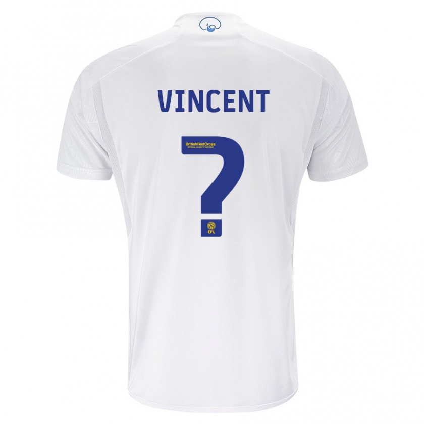 Kandiny Bambino Maglia Harvey Vincent #0 Bianco Kit Gara Home 2023/24 Maglietta