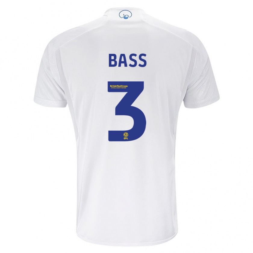 Kandiny Bambino Maglia Rebekah Bass #3 Bianco Kit Gara Home 2023/24 Maglietta