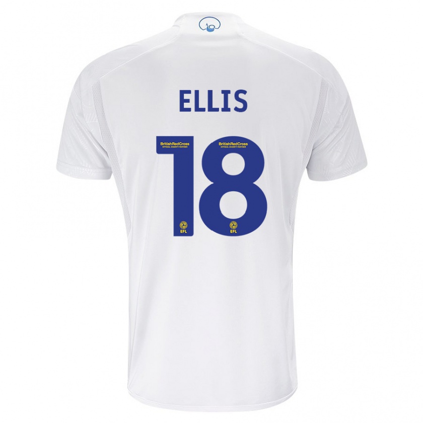 Kandiny Bambino Maglia Macy Ellis #18 Bianco Kit Gara Home 2023/24 Maglietta