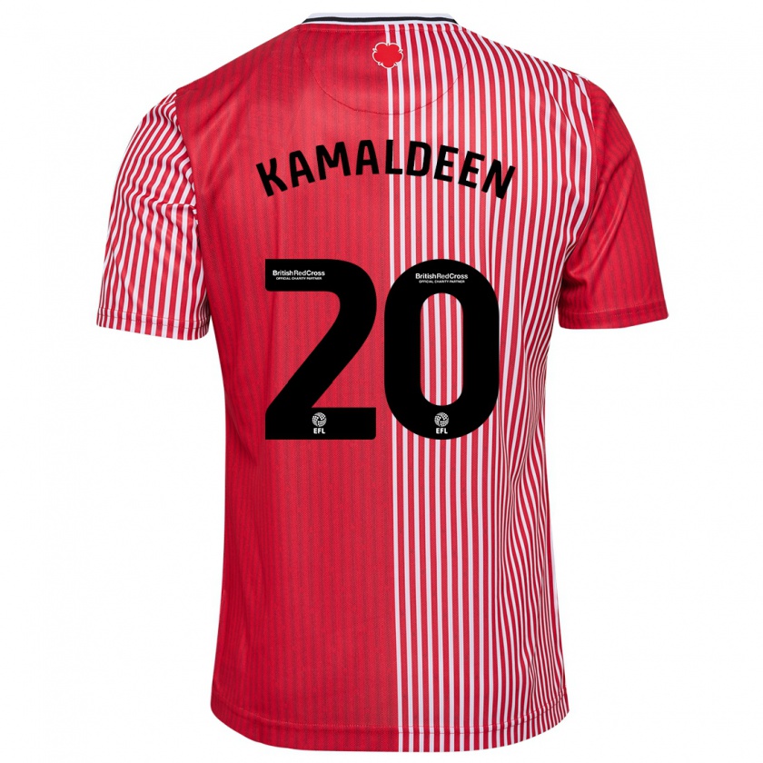 Kandiny Kinderen Kamaldeen Sulemana #20 Rood Thuisshirt Thuistenue 2023/24 T-Shirt België