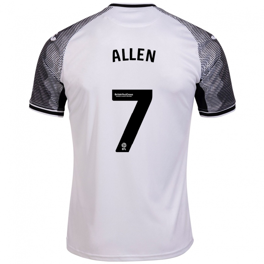 Kandiny Bambino Maglia Joe Allen #7 Bianco Kit Gara Home 2023/24 Maglietta