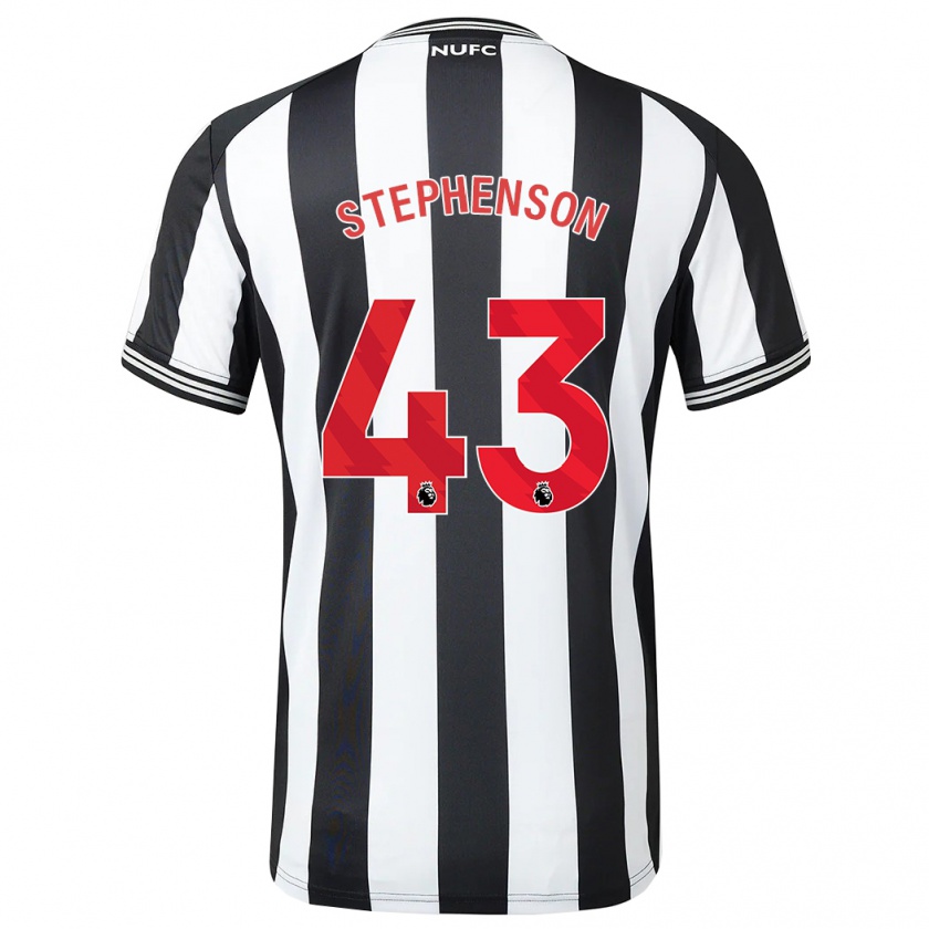 Kandiny Kinder Dylan Stephenson #43 Schwarz-Weiss Heimtrikot Trikot 2023/24 T-Shirt Österreich