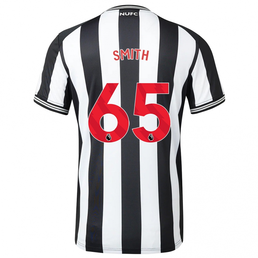 Kandiny Kinder Jude Smith #65 Schwarz-Weiss Heimtrikot Trikot 2023/24 T-Shirt Österreich