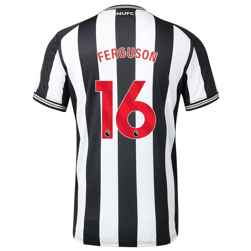 Kandiny Kinder Becky Ferguson #16 Schwarz-Weiss Heimtrikot Trikot 2023/24 T-Shirt Österreich