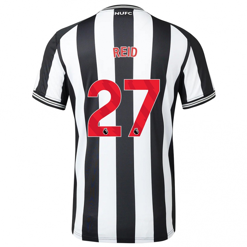 Kandiny Kinder Hannah Reid #27 Schwarz-Weiss Heimtrikot Trikot 2023/24 T-Shirt Österreich