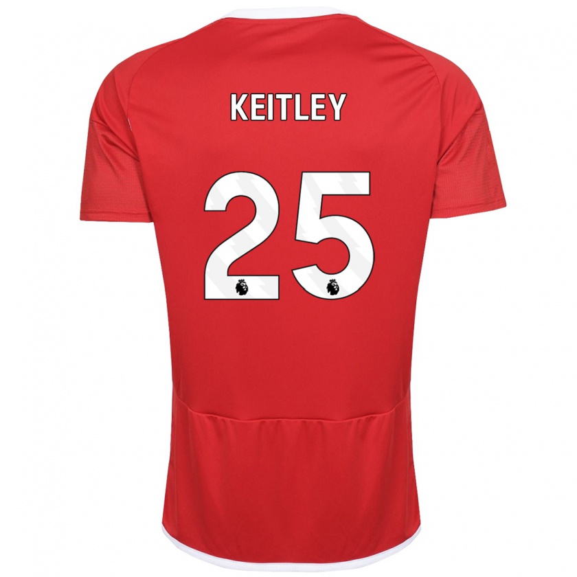 Kandiny Kinder Alice Keitley #25 Rot Heimtrikot Trikot 2023/24 T-Shirt Österreich