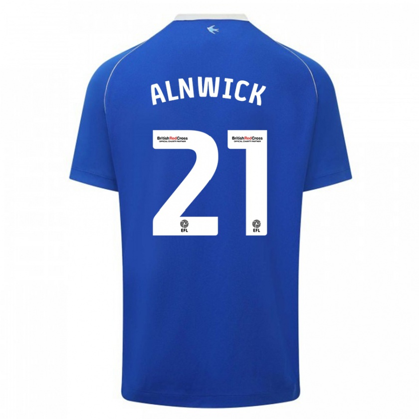 Kandiny Niño Camiseta Jak Alnwick #21 Azul 1ª Equipación 2023/24 La Camisa