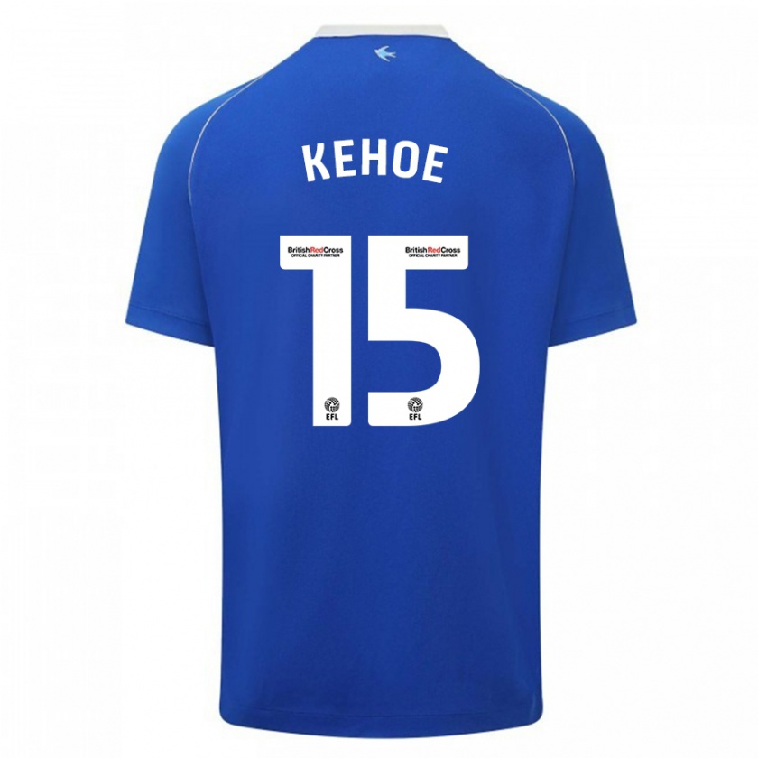 Kandiny Kinderen Molly Kehoe #15 Blauw Thuisshirt Thuistenue 2023/24 T-Shirt België