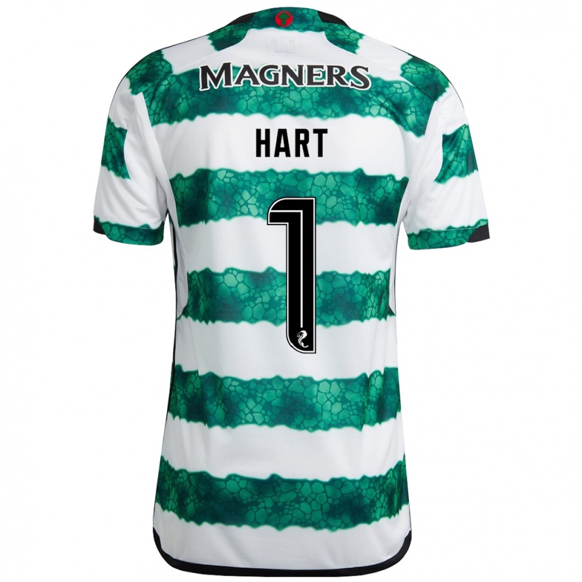 Kandiny Bambino Maglia Joe Hart #1 Verde Kit Gara Home 2023/24 Maglietta