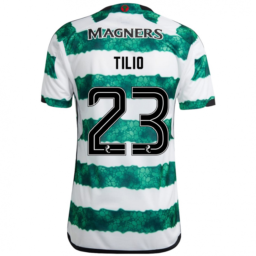 Kandiny Bambino Maglia Marco Tilio #23 Verde Kit Gara Home 2023/24 Maglietta