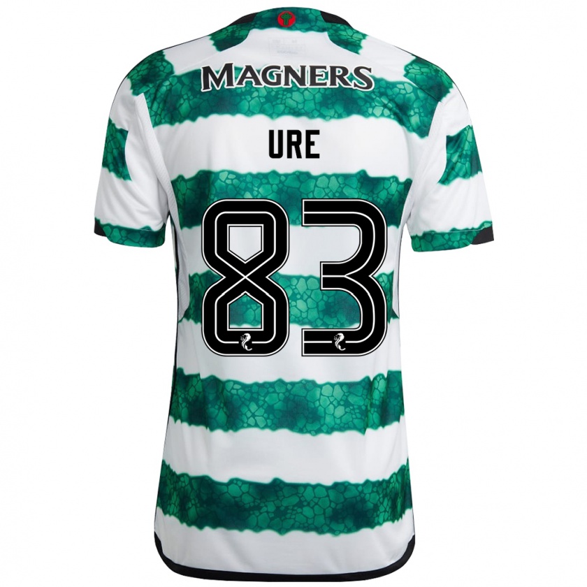 Kandiny Niño Camiseta Kyle Ure #83 Verde 1ª Equipación 2023/24 La Camisa