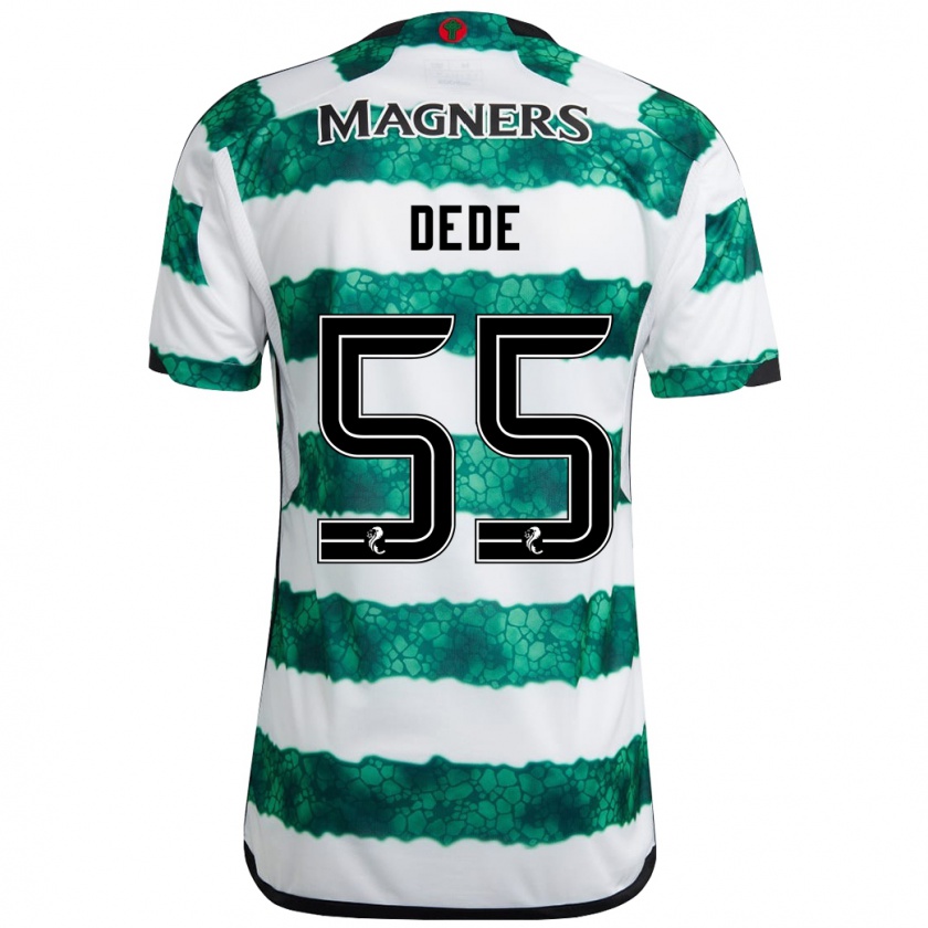 Kandiny Bambino Maglia Josh Dede #55 Verde Kit Gara Home 2023/24 Maglietta