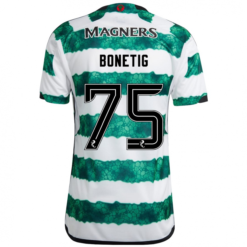 Kandiny Niño Camiseta Liam Bonetig #75 Verde 1ª Equipación 2023/24 La Camisa México