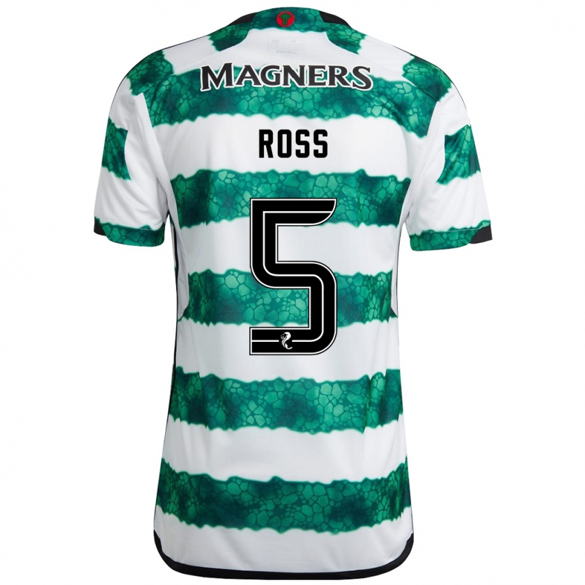 Kandiny Niño Camiseta Natalie Ross #5 Verde 1ª Equipación 2023/24 La Camisa México