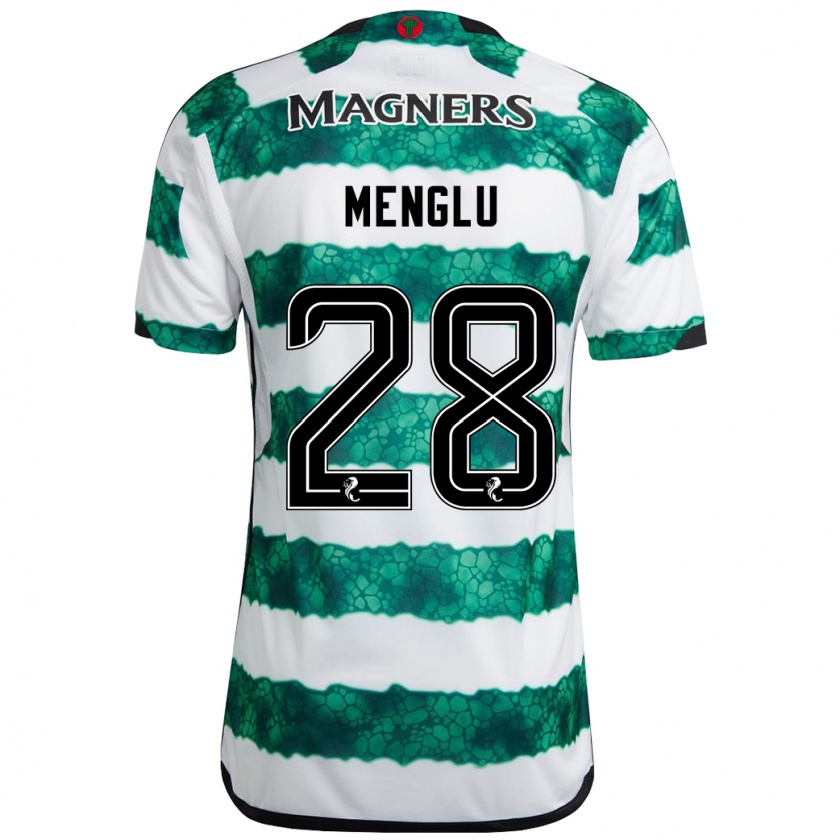 Kandiny Niño Camiseta Shen Menglu #28 Verde 1ª Equipación 2023/24 La Camisa