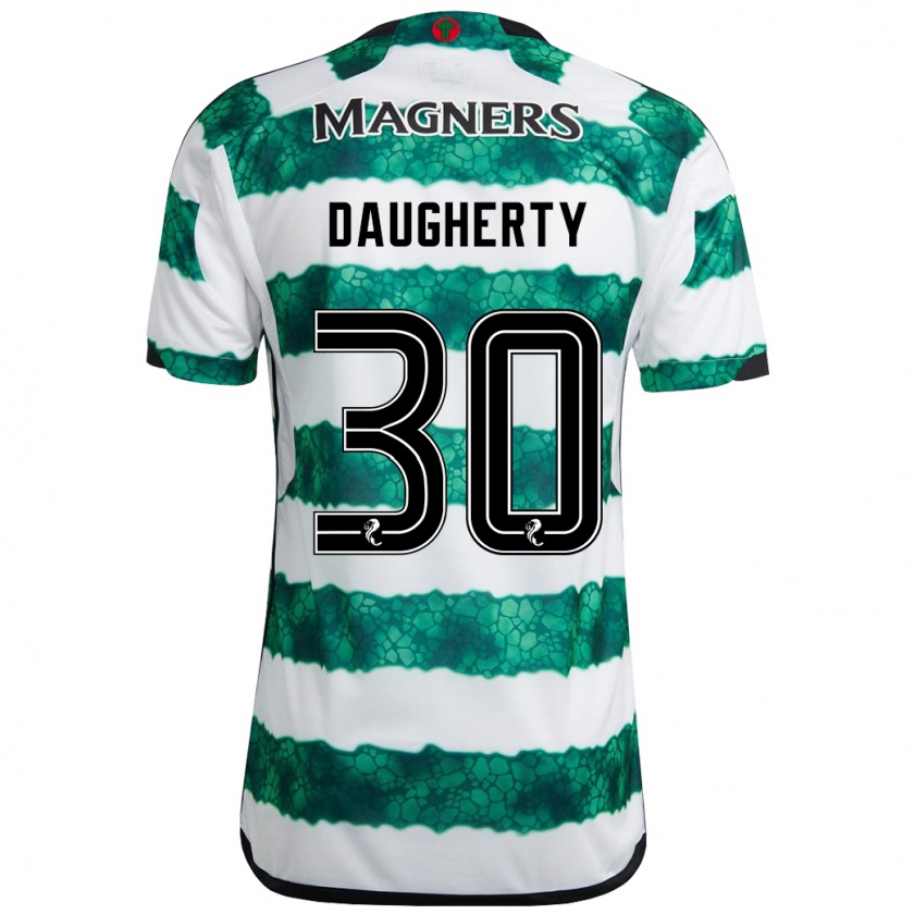 Kandiny Niño Camiseta Kelsey Daugherty #30 Verde 1ª Equipación 2023/24 La Camisa