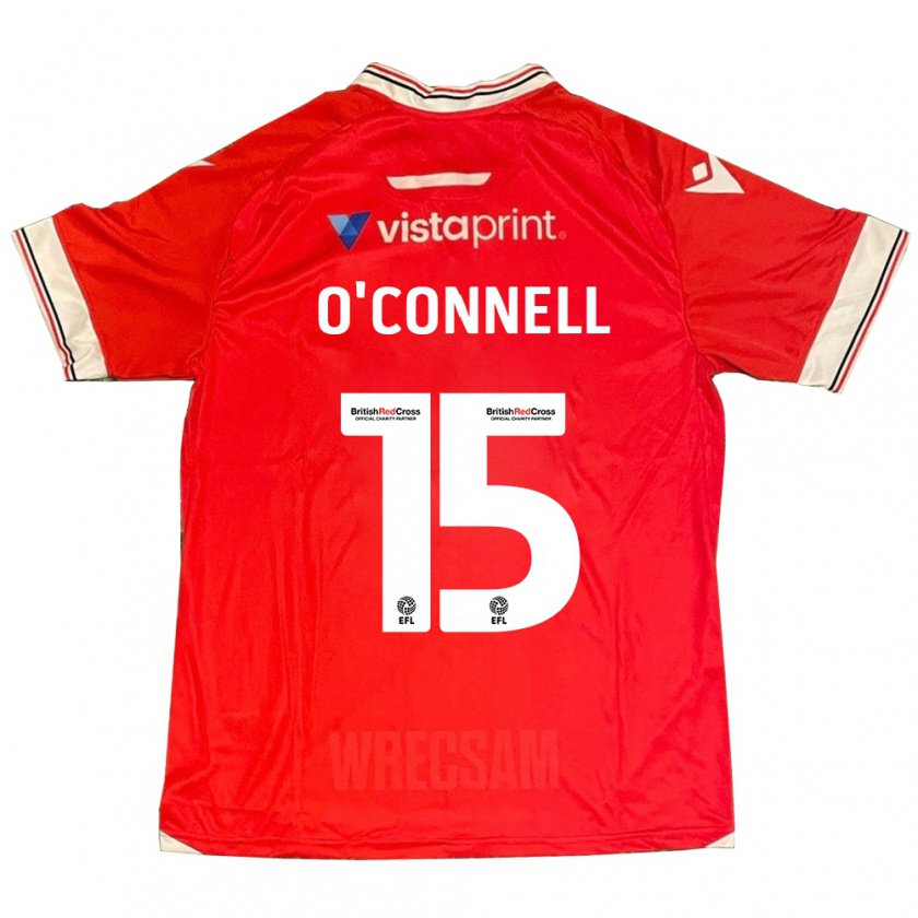 Kandiny Kinderen Eoghan O'connell #15 Rood Thuisshirt Thuistenue 2023/24 T-Shirt België