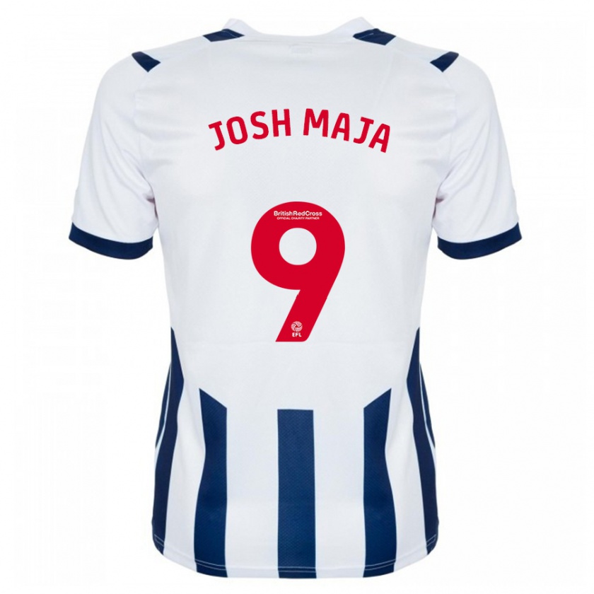 Kandiny Kinderen Josh Maja #9 Wit Thuisshirt Thuistenue 2023/24 T-Shirt België