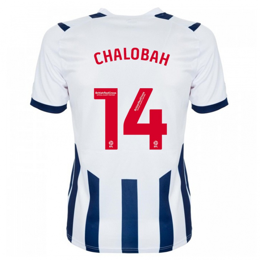 Kandiny Kinderen Nathaniel Chalobah #14 Wit Thuisshirt Thuistenue 2023/24 T-Shirt België