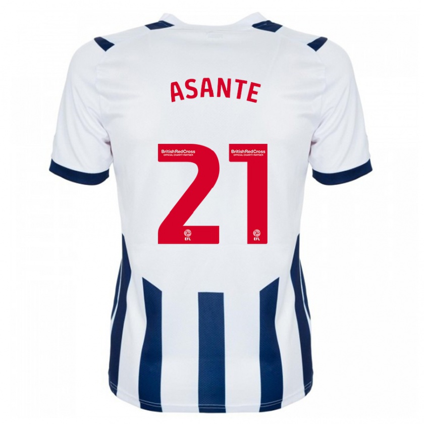 Kandiny Kinderen Brandon Thomas-Asante #21 Wit Thuisshirt Thuistenue 2023/24 T-Shirt België