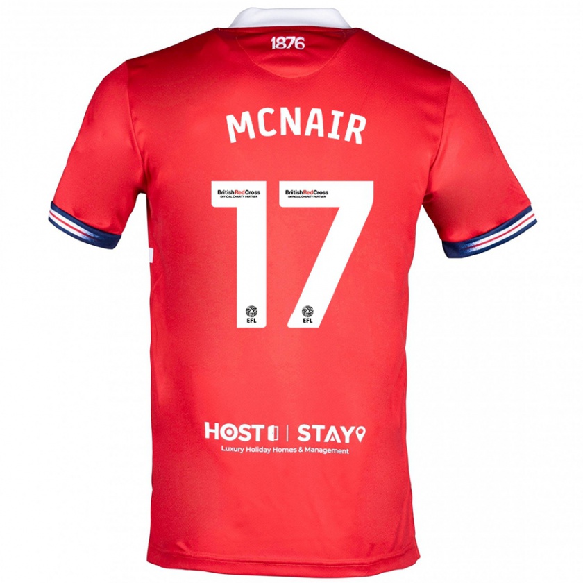 Kandiny Kinder Paddy Mcnair #17 Rot Heimtrikot Trikot 2023/24 T-Shirt Österreich