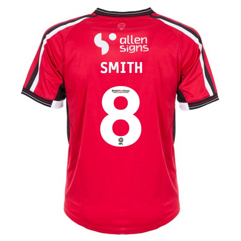 Kandiny Kinder Alistair Smith #8 Rot Heimtrikot Trikot 2023/24 T-Shirt Österreich