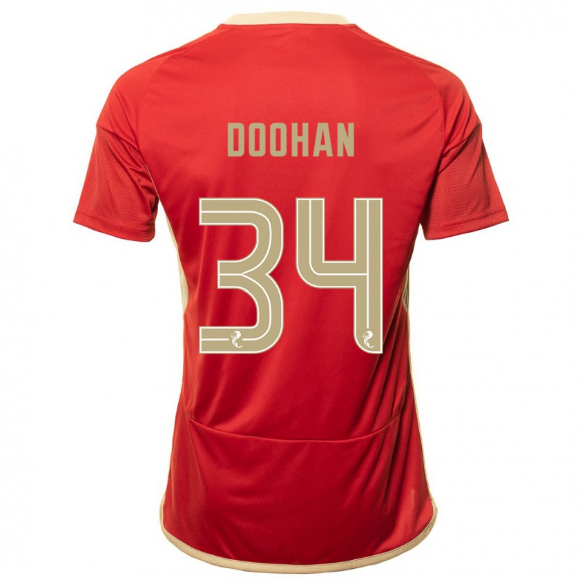 Kandiny Niño Camiseta Ross Doohan #34 Rojo 1ª Equipación 2023/24 La Camisa