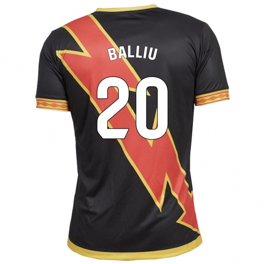 Kandiny Bambino Maglia Iván Balliu #20 Nero Kit Gara Away 2023/24 Maglietta