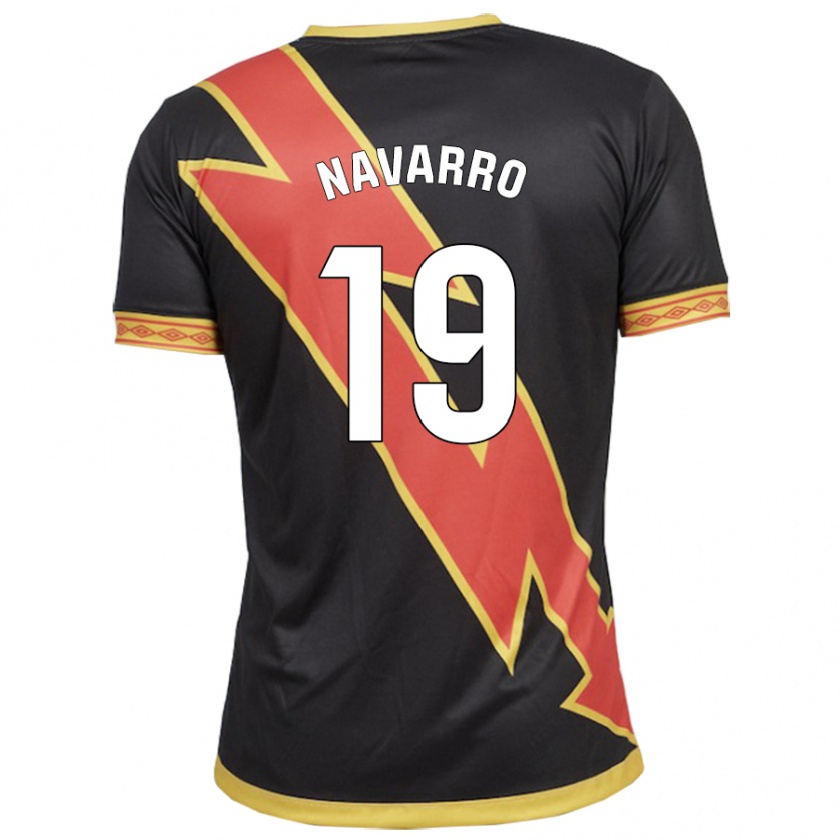 Kandiny Bambino Maglia Manu Navarro #19 Nero Kit Gara Away 2023/24 Maglietta