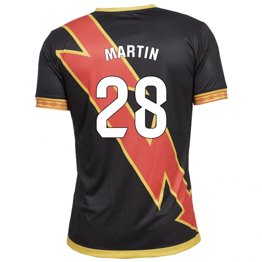 Kandiny Kinder Pablo Martín #28 Schwarz Auswärtstrikot Trikot 2023/24 T-Shirt Österreich