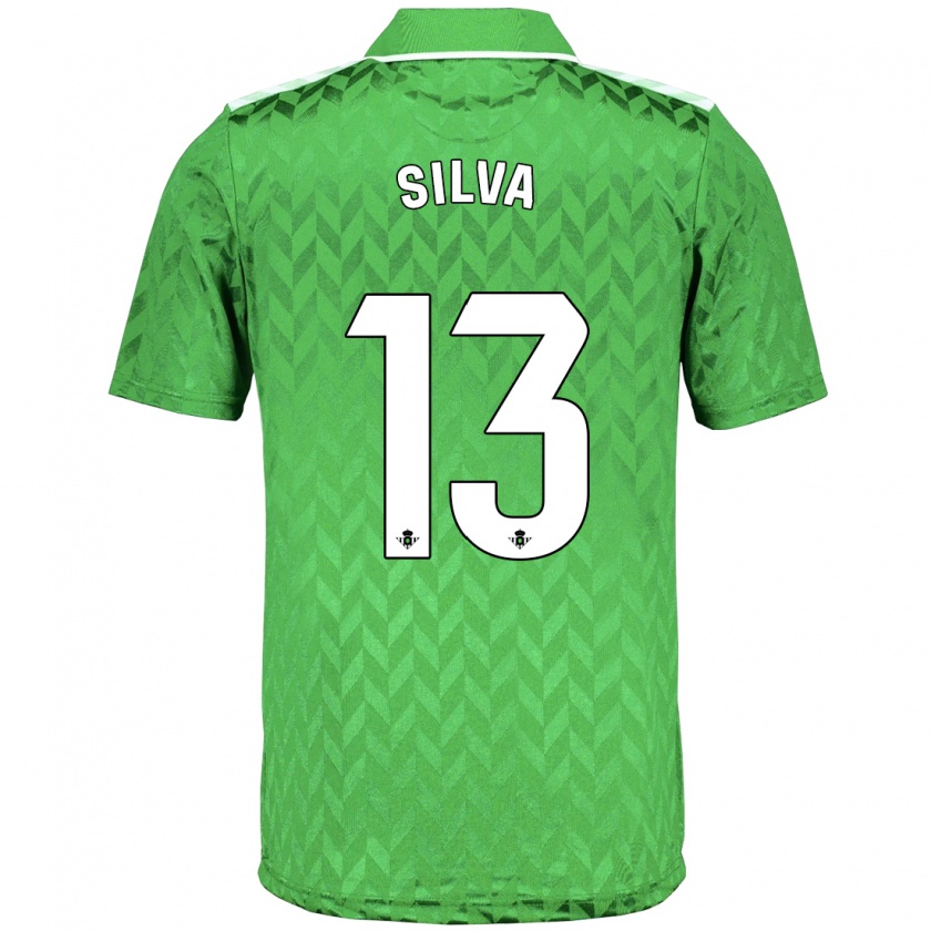 Kandiny Niño Camiseta Rui Silva #13 Verde 2ª Equipación 2023/24 La Camisa