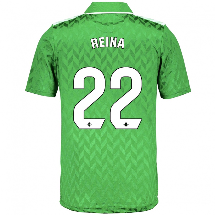 Kandiny Niño Camiseta Carlos Reina #22 Verde 2ª Equipación 2023/24 La Camisa