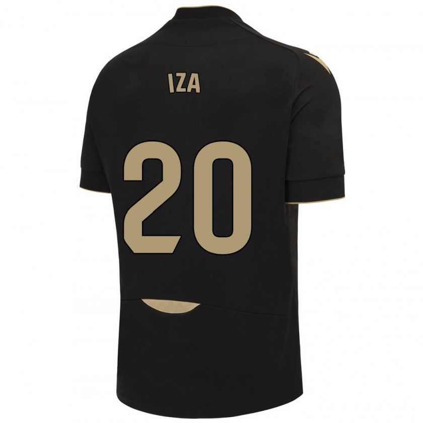 Kandiny Bambino Maglia Iza Carcelén #20 Nero Kit Gara Away 2023/24 Maglietta