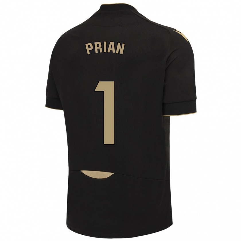 Kandiny Niño Camiseta Ana María Prián Pereira #1 Negro 2ª Equipación 2023/24 La Camisa México