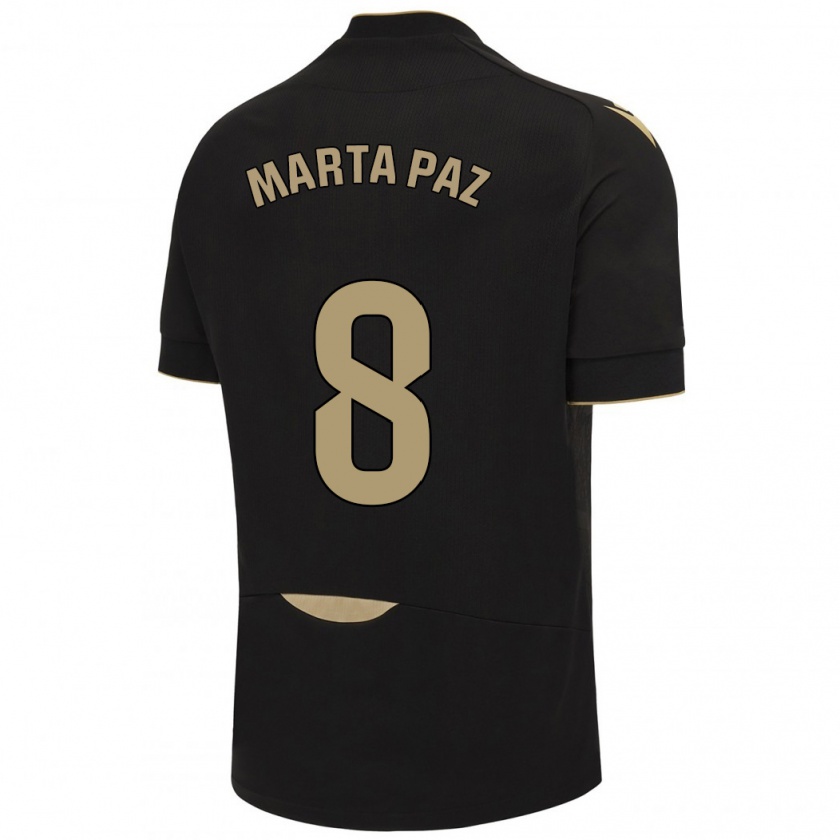 Kandiny Kinder Marta Milagros Paz Cruz #8 Schwarz Auswärtstrikot Trikot 2023/24 T-Shirt Österreich