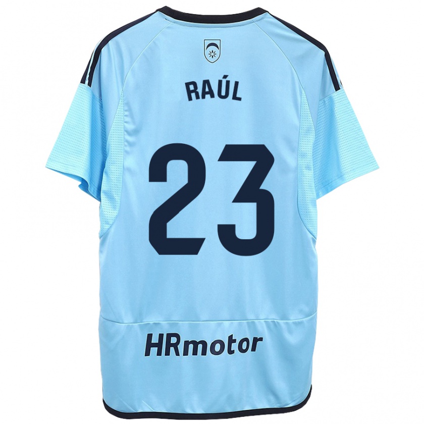 Kandiny Bambino Maglia Raúl García #23 Blu Kit Gara Away 2023/24 Maglietta