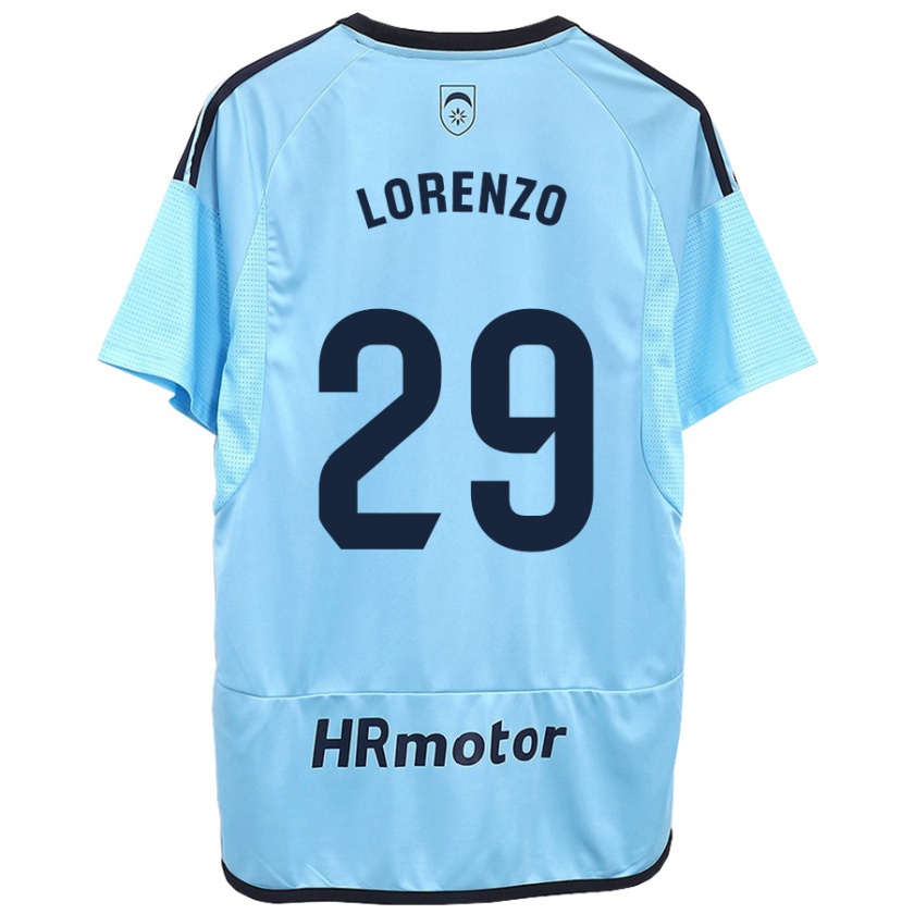 Kandiny Kinder Nowend Lorenzo #29 Blau Auswärtstrikot Trikot 2023/24 T-Shirt Österreich