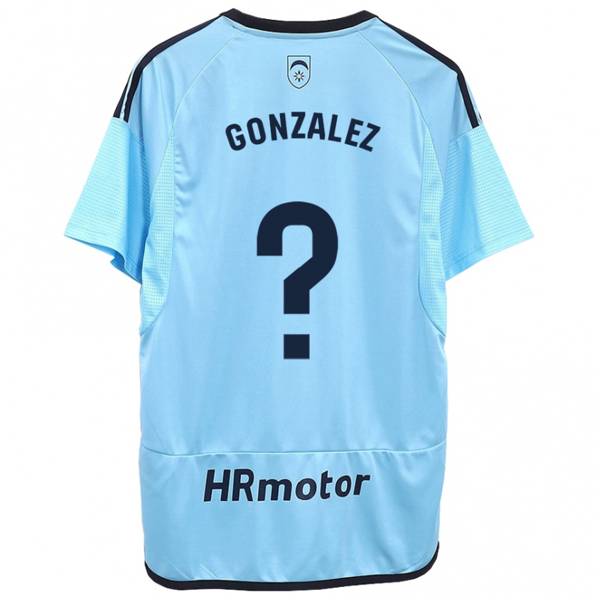 Kandiny Niño Camiseta Iker González #0 Azul 2ª Equipación 2023/24 La Camisa