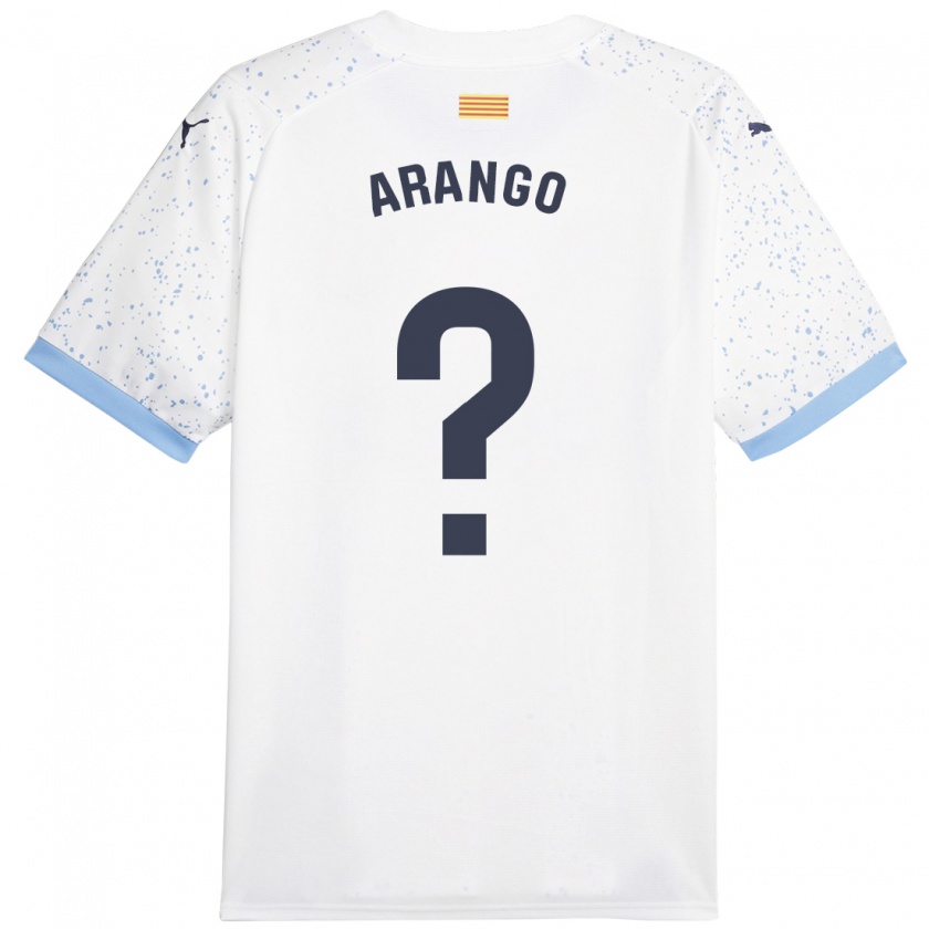 Kandiny Niño Camiseta Juan Arango #0 Blanco 2ª Equipación 2023/24 La Camisa