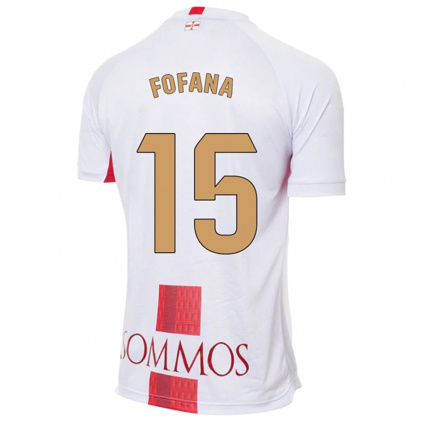 Kandiny Niño Camiseta Fadia Fofana #15 Blanco 2ª Equipación 2023/24 La Camisa