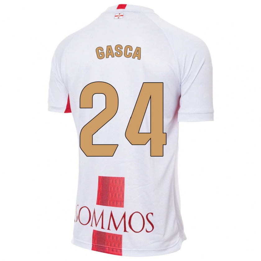 Kandiny Niño Camiseta Verónica Gasca #24 Blanco 2ª Equipación 2023/24 La Camisa