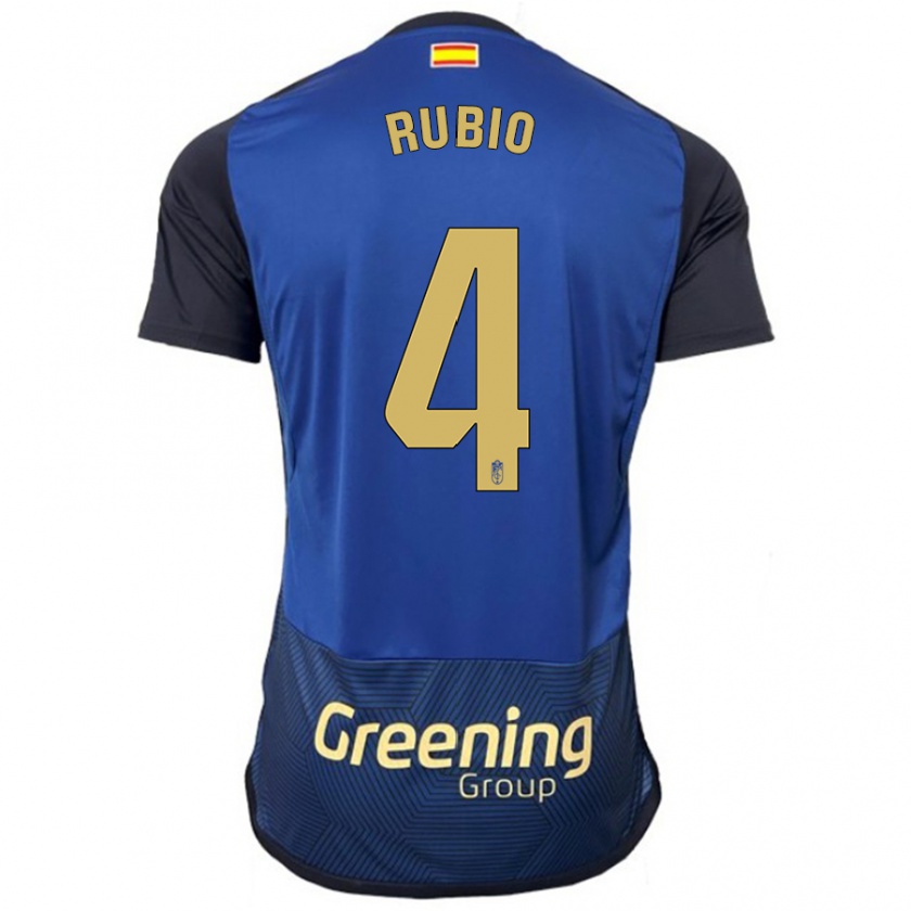 Kandiny Niño Camiseta Miguel Rubio #4 Armada 2ª Equipación 2023/24 La Camisa México