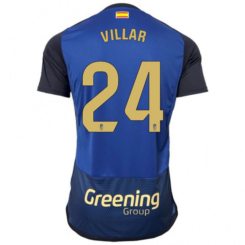 Kandiny Niño Camiseta Gonzalo Villar #24 Armada 2ª Equipación 2023/24 La Camisa México