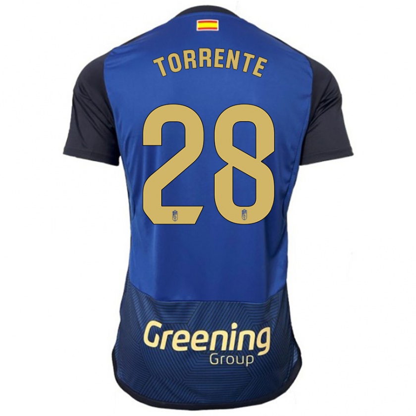 Kandiny Niño Camiseta Raúl Torrente #28 Armada 2ª Equipación 2023/24 La Camisa México