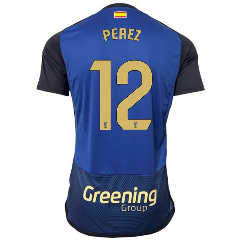 Kandiny Niño Camiseta Alba Pérez #12 Armada 2ª Equipación 2023/24 La Camisa México